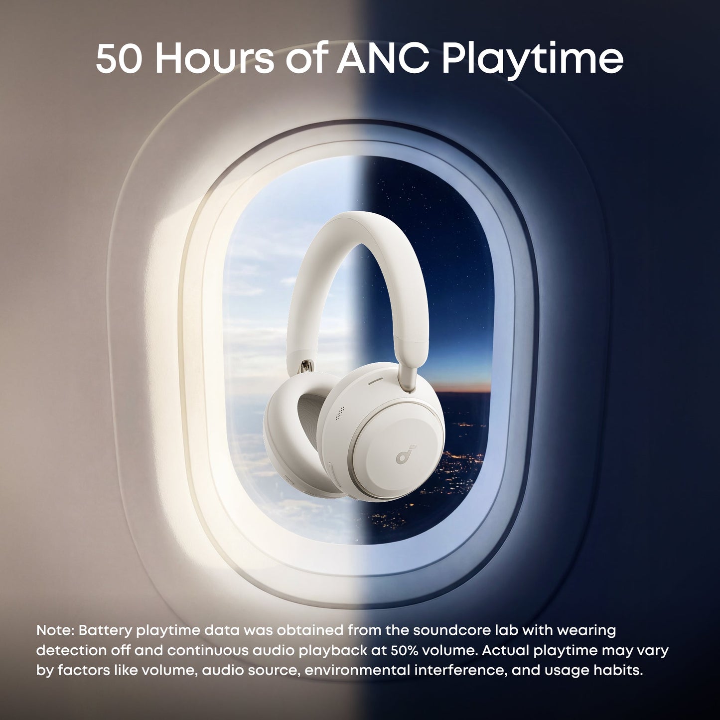 Bluetooth prostoročni Anker SoundCore Space 2, A2DP, ANC, Bela D1402G21