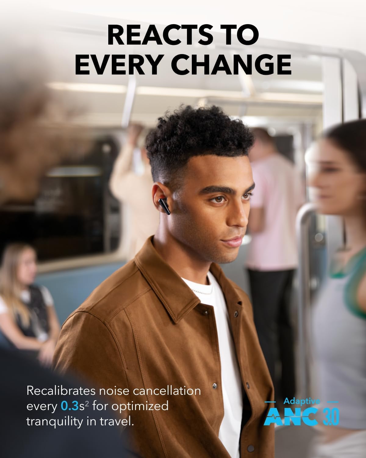 Handsfree Bluetooth Anker Soundcore Liberty 4 Pro, TWS, ANC, Črna A3954G11