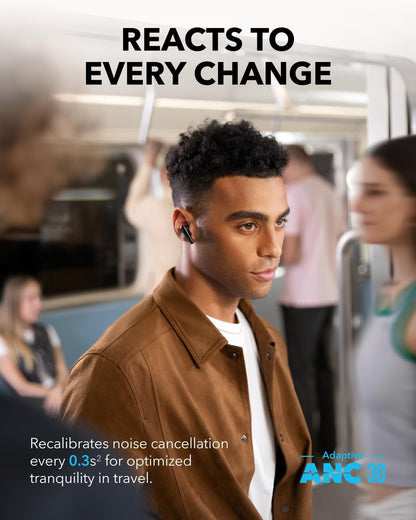 Handsfree Bluetooth Anker Soundcore Liberty 4 Pro, TWS, ANC, Črna A3954G11