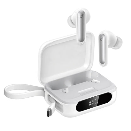 Bluetooth prostoročne slušalke Anker SoundCore P41i, TWS, ANC, bele A3937G21