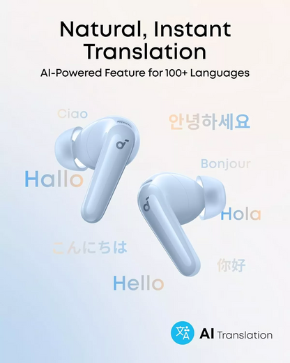 Bluetooth prostoročni telefon Anker SoundCore R60i, TWS, ANC, modra D1202G31