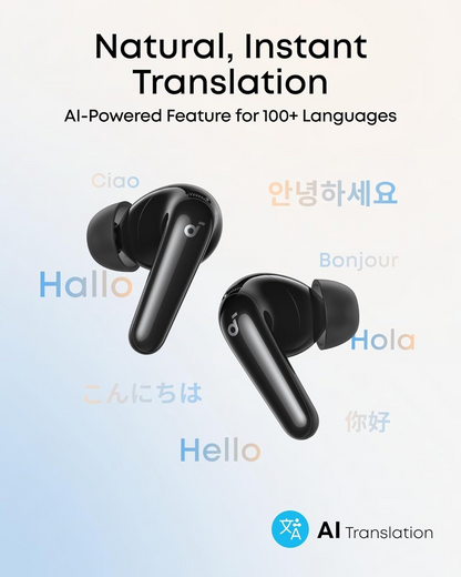 Bluetooth prostoročne slušalke Anker SoundCore R60i, TWS, ANC, črne D1202G11