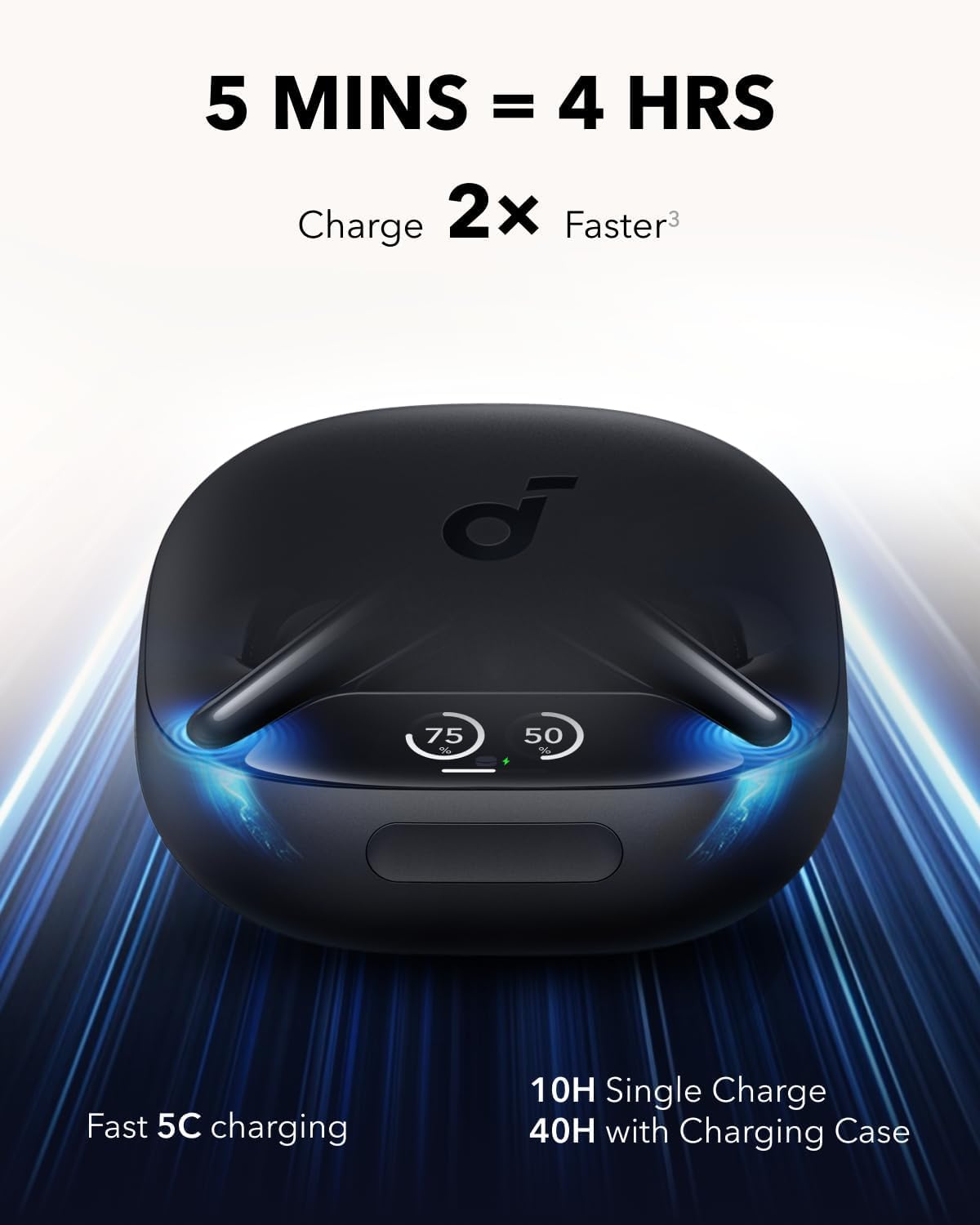 Bluetooth prostoročne slušalke Anker SoundCore Liberty 4 Pro, TWS, ANC, črne A3954G11