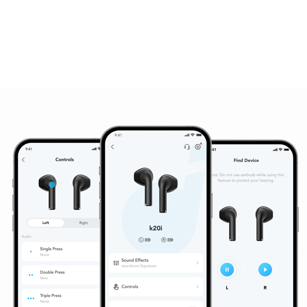 Handsfree Bluetooth Anker SoundCore K20i, TWS, Modra A3994G31
