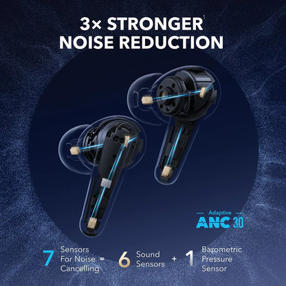 Brezžične slušalke Bluetooth Anker SoundCore Liberty 4 Pro NC, TWS, ANC, črne A3954GF1