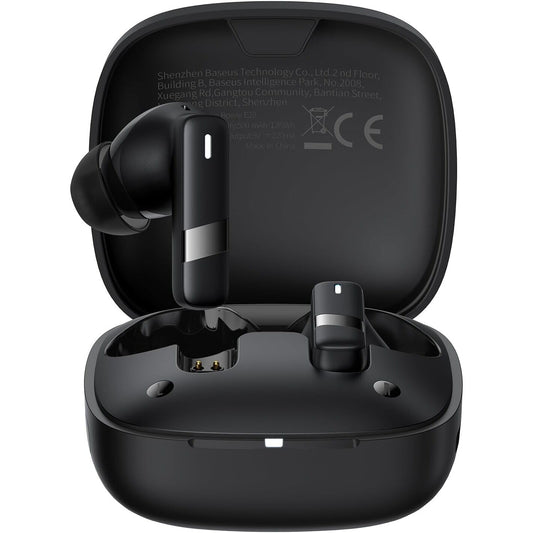 Brezžične slušalke Bluetooth Baseus Bowie E20, TWS, črne
