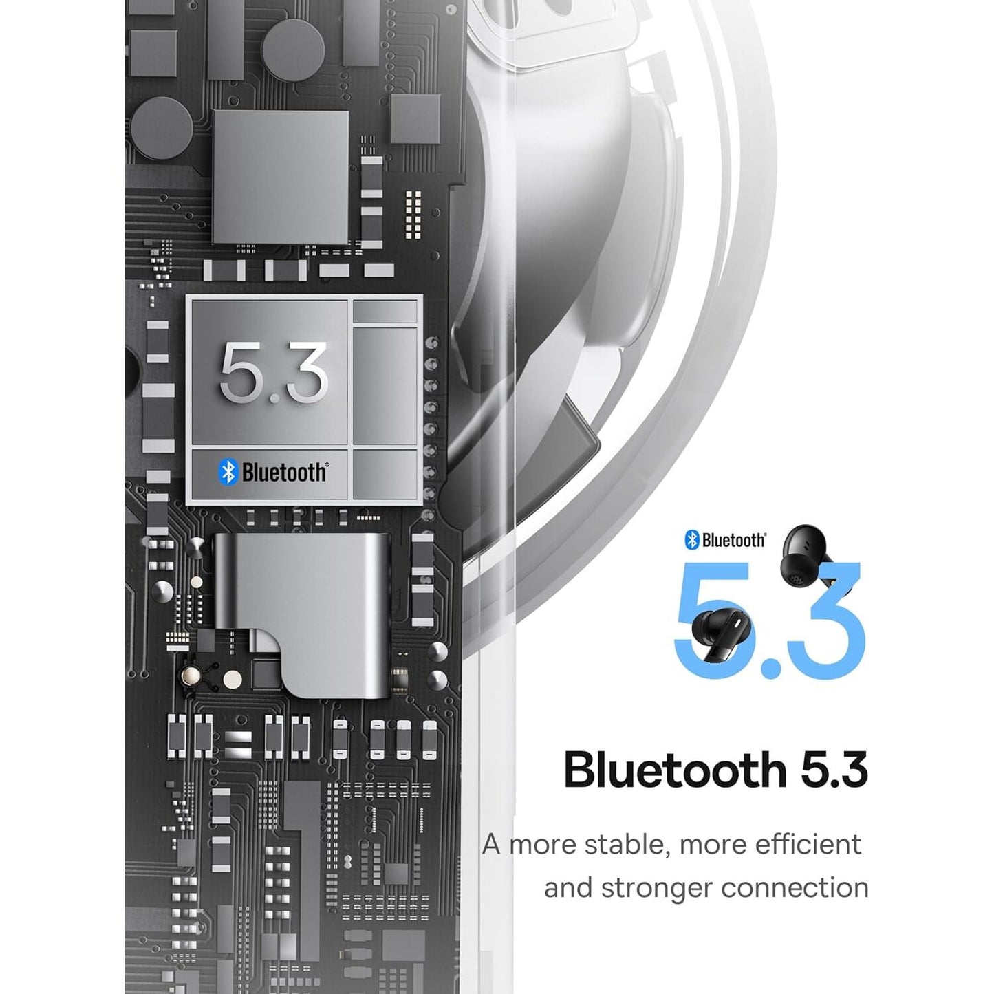 Handsfree Bluetooth Baseus Bowie E20, TWS, Črna A00069700113-00