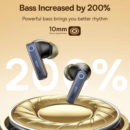 Handsfree Bluetooth Baseus Bowie 35, TWS, Črn A00073800123-00