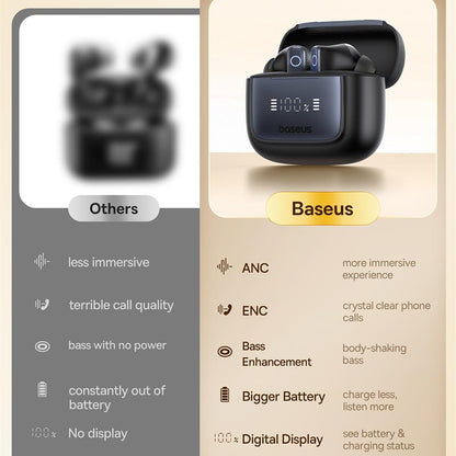 Handsfree Bluetooth Baseus Bowie 35, TWS, Črn A00073800123-00