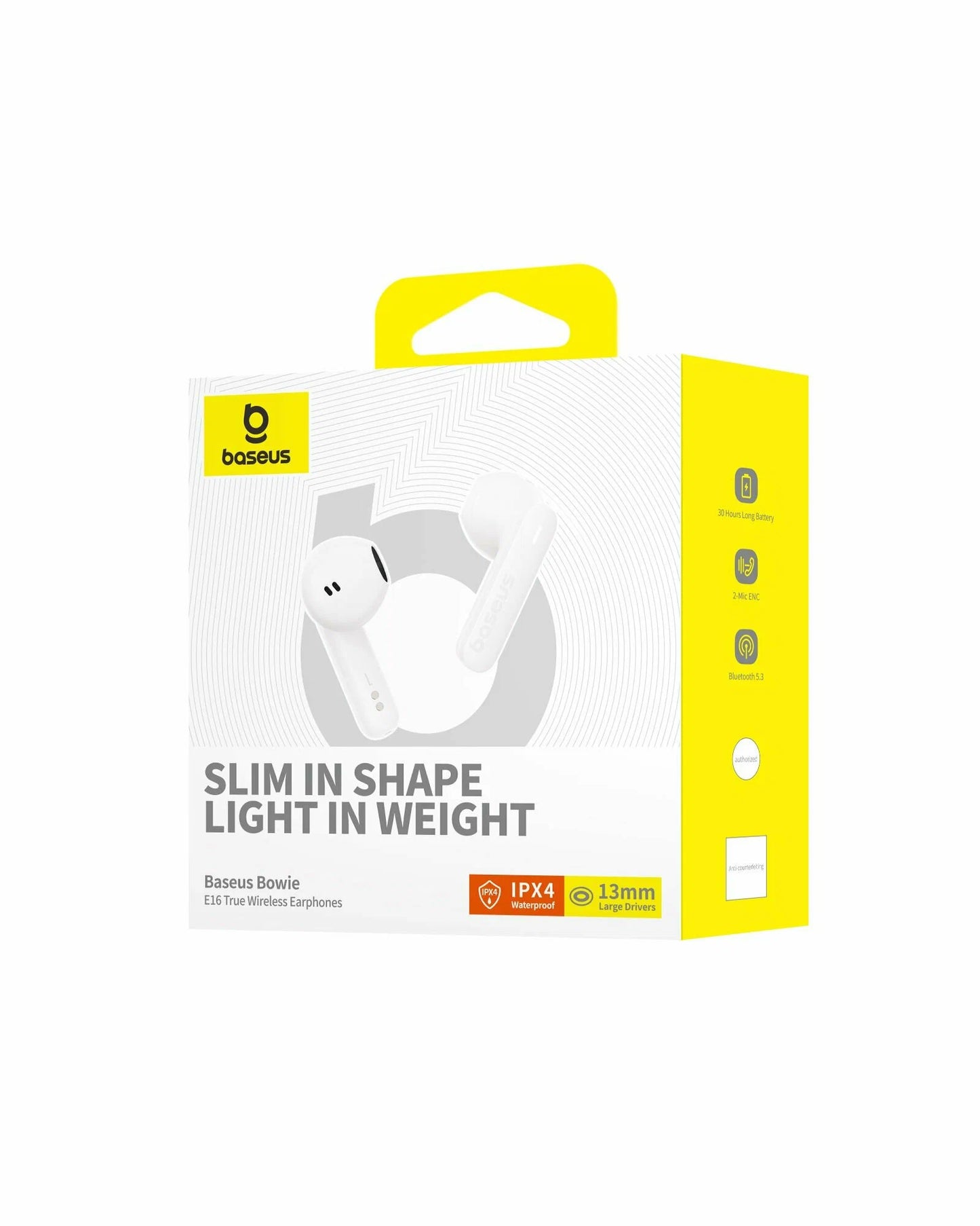 Handsfree Bluetooth Bluetooth Baseus Bowie E16, TWS, bela A00061900223-00 