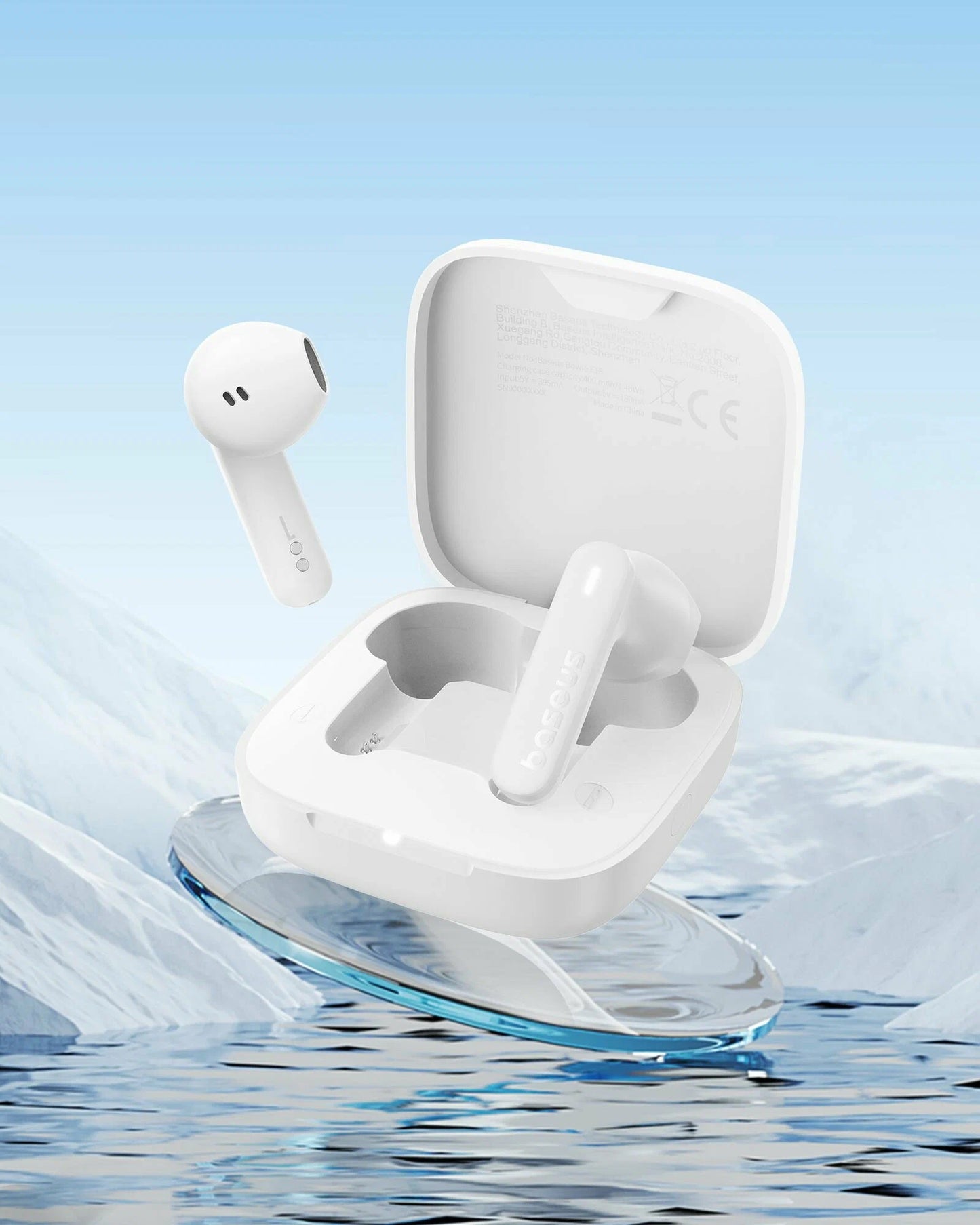 Handsfree Bluetooth Bluetooth Baseus Bowie E16, TWS, bela A00061900223-00 