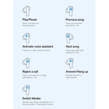 Handsfree Bluetooth Baseus Bowie M2, TWS, Bel A00024000221-Z1