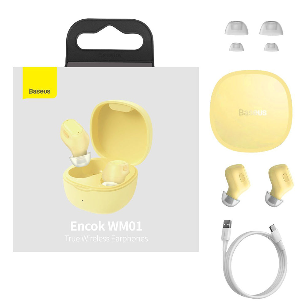Handsfree Bluetooth Baseus Bowie WM01, TWS, Črna NGTW370001