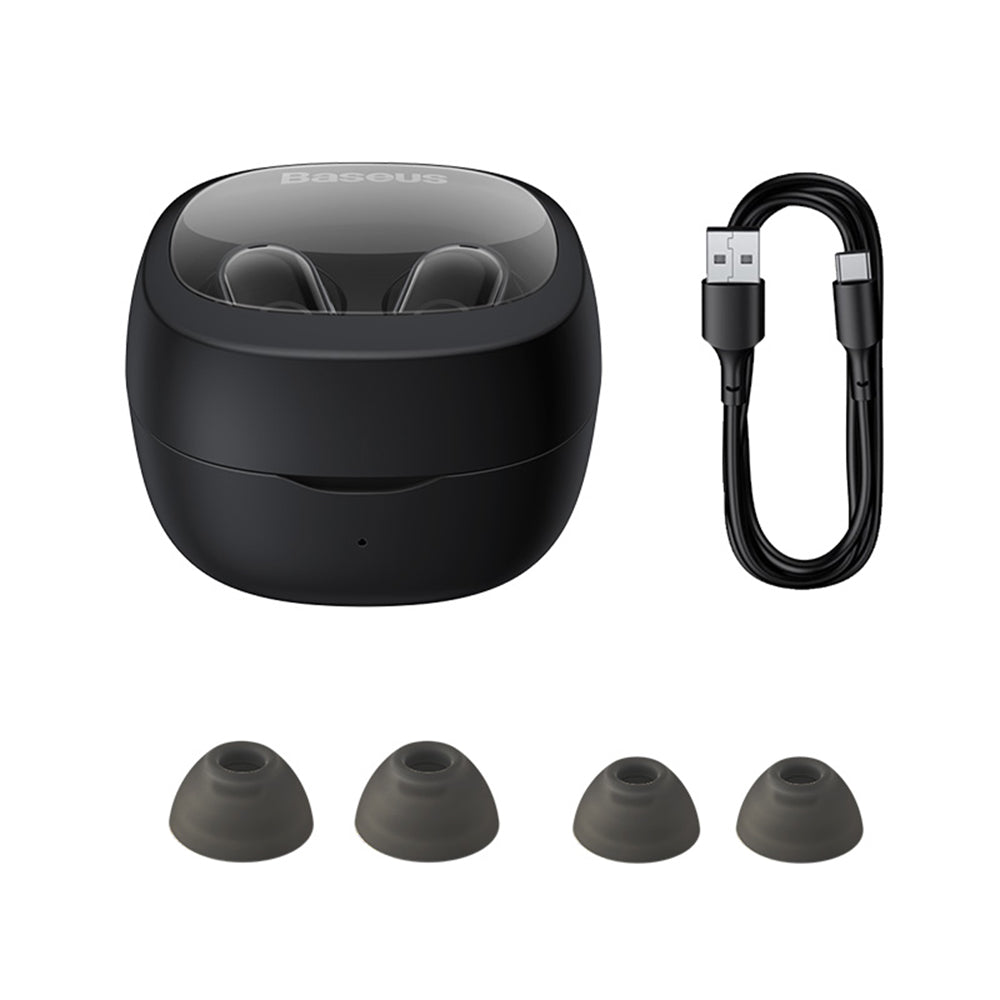 Handsfree Bluetooth Baseus Bowie WM02, TWS, Črna NGTW370201