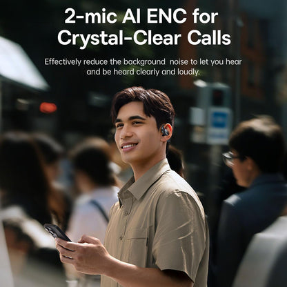 Brezžične slušalke Bluetooth Baseus Eli 2i Fit, TWS, črne A0102604