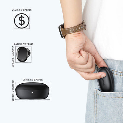 Handsfree Bluetooth Baseus Encok W11, TWS, Črna NGTW060001