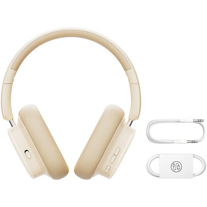 Brezžične slušalke Bluetooth Baseus Bowie H1i, A2DP, ANC, bele A00050402223-00
