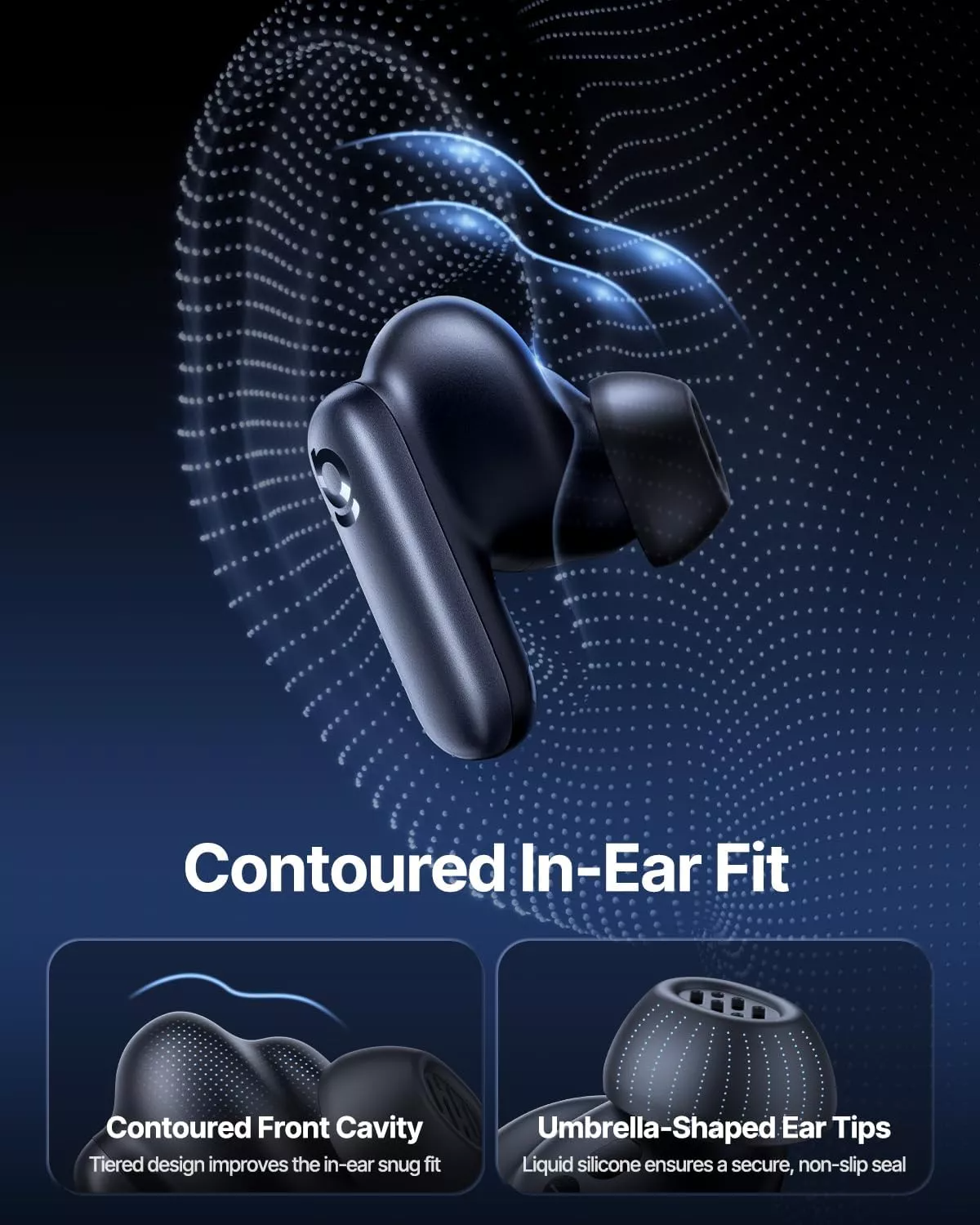 Handsfree Bluetooth Baseus Inspire XP1 Sound by Bose, TWS, ANC, Črna A0010902