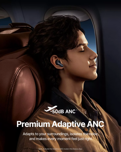 Handsfree Bluetooth Baseus Inspire XP1 Sound by Bose, TWS, ANC, Črna A0010902