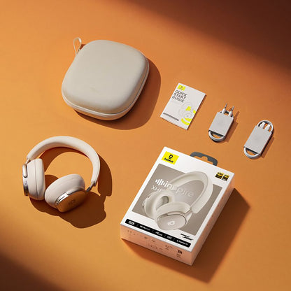 Brezžične slušalke Bluetooth Baseus Inspire XH1 Sound by Bose, A2DP, ANC, Bela A00085701233-00