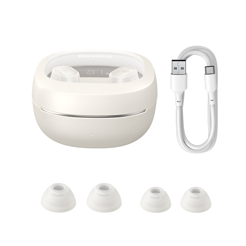 Handsfree Bluetooth Baseus WM02+, TWS, Bel NGTW370302