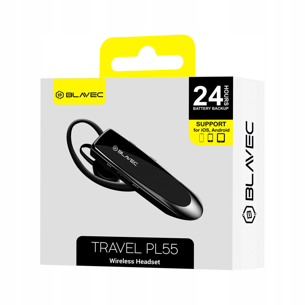 Handsfree Bluetooth Blavec PL55, MultiPoint, A2DP, črn BHPL5555-B 