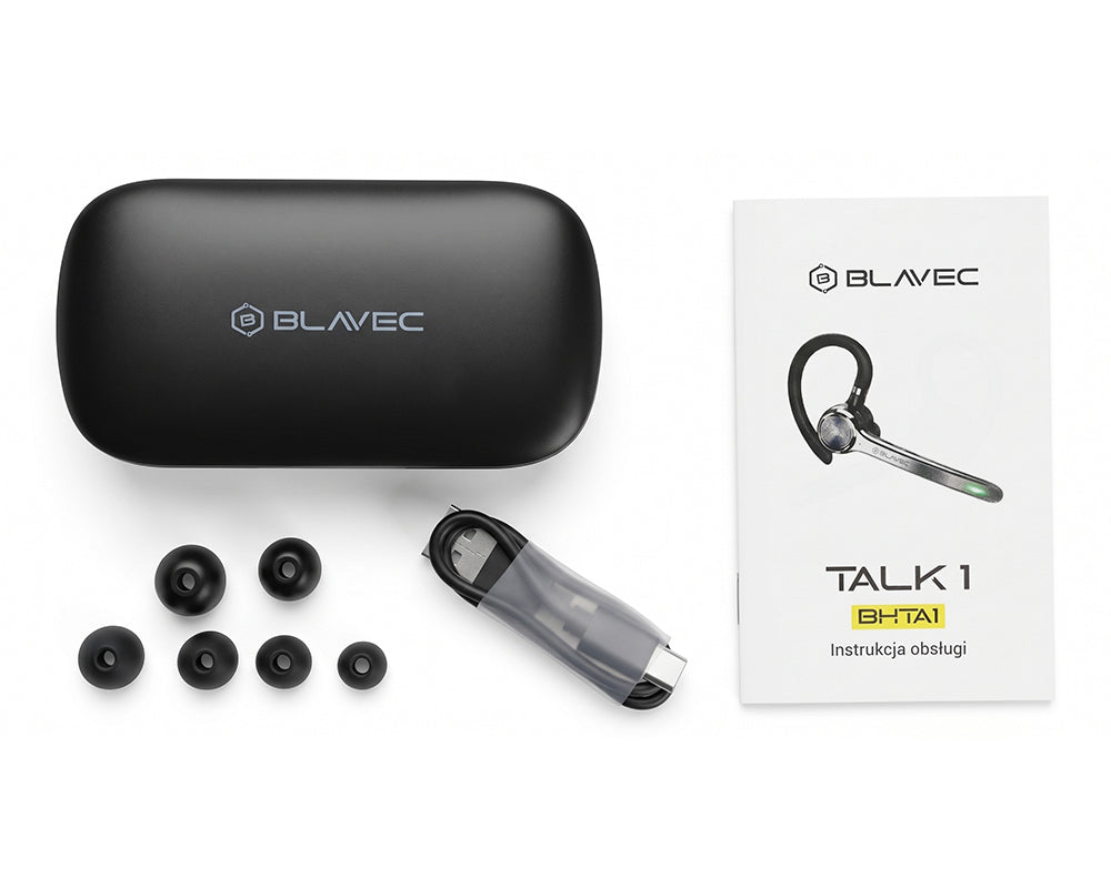 Bluetooth prostoročno Blavec Talk 1, MultiPoint, A2DP, črna