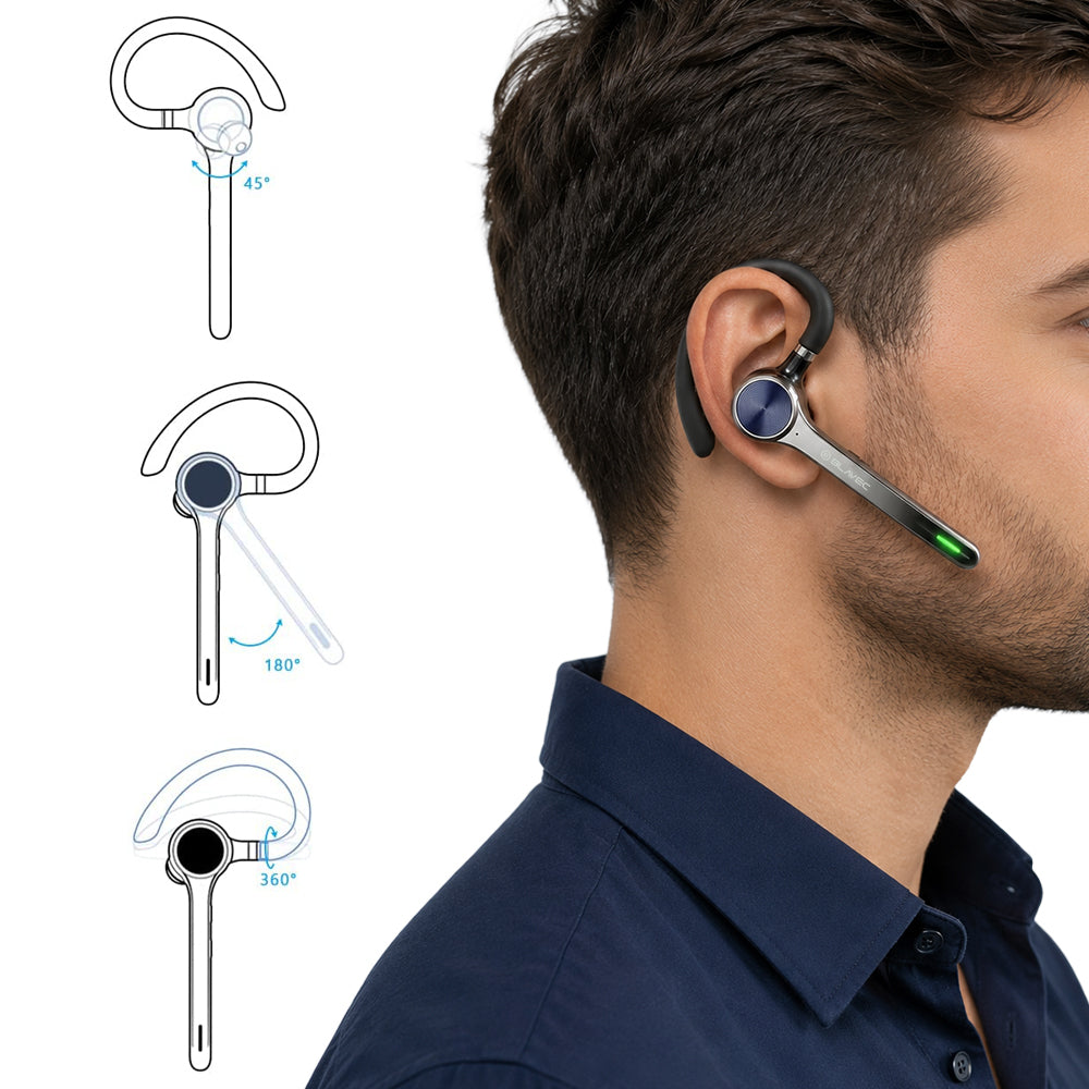 Bluetooth prostoročno Blavec Talk 1, MultiPoint, A2DP, črna