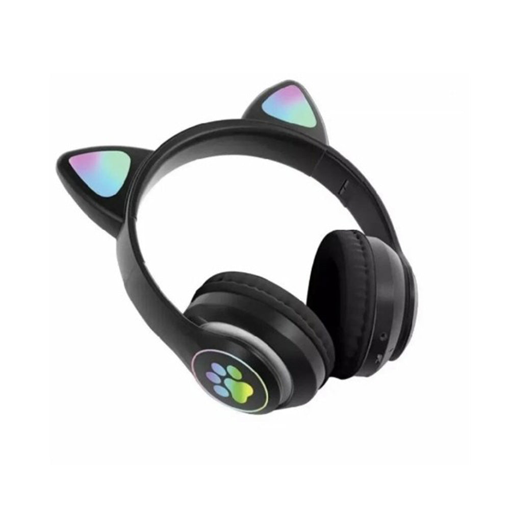 Brezžične slušalke Bluetooth Borofone BO18 Cat Ear, A2DP, Črna
