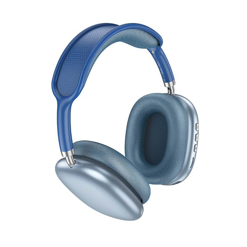 Bluetooth slušalke Borofone BO22 Elegant, A2DP, modre