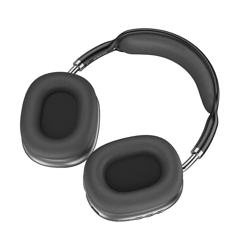 Brezžične slušalke Bluetooth Borofone BO22 Elegant, A2DP, Sive