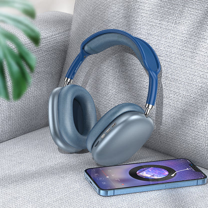 Bluetooth slušalke Borofone BO22 Elegant, A2DP, modre
