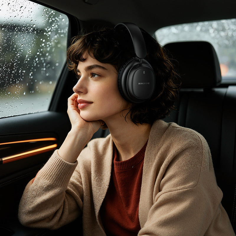 Bluetooth prostoročno telefoniranje Borofone BO39 Melotide, A2DP, črna