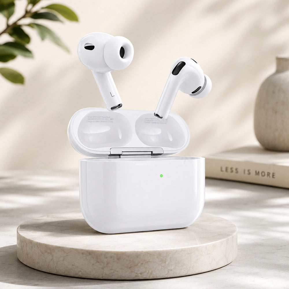 Bluetooth prostoročne slušalke Borofone BW99, TWS, ANC, bele