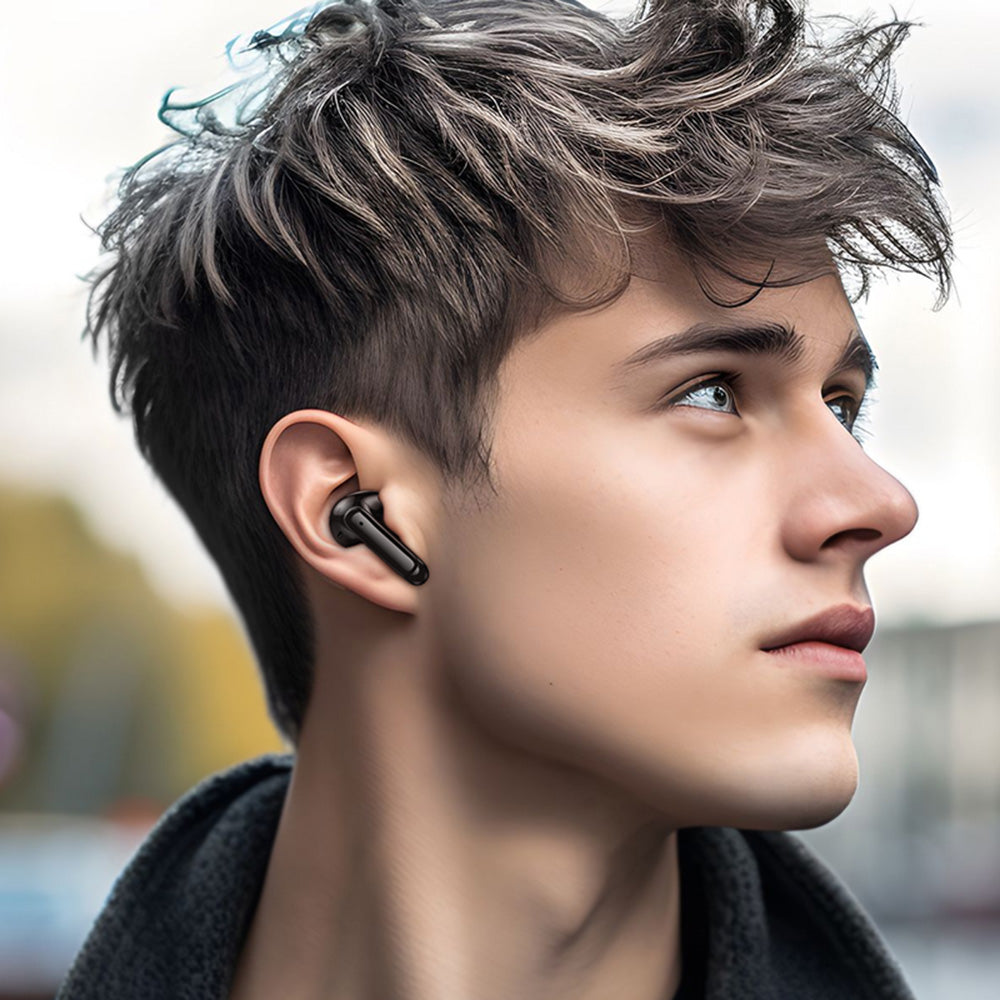Brezžične slušalke Bluetooth Borofone FQ1 Shine, TWS, črne