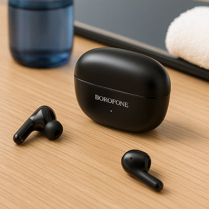 Brezžične slušalke Bluetooth Borofone FQ1 Shine, TWS, črne
