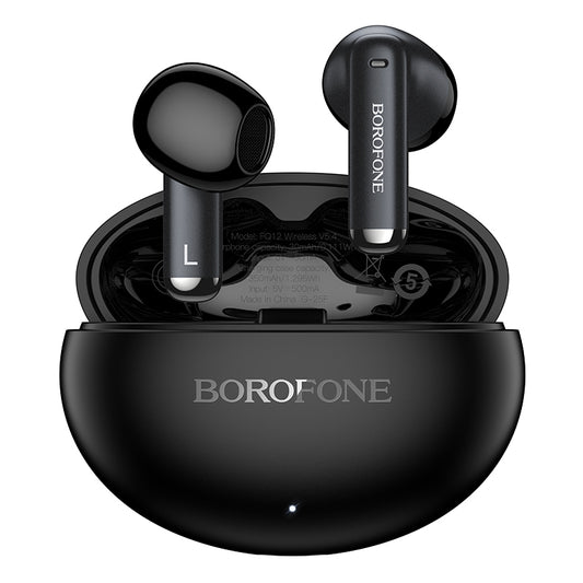Bluetooth prostoročne slušalke Borofone FQ12 Nice, TWS, črne