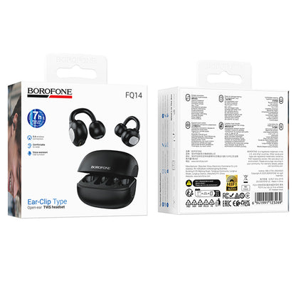 Brezžične slušalke Bluetooth Borofone FQ14 Joy, TWS, črne