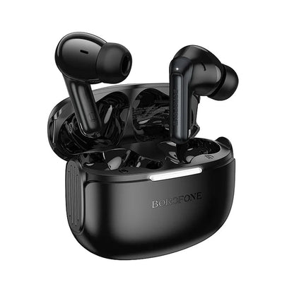 Brezžične slušalke Bluetooth Borofone FQ9 Plus Peaceful, TWS, ANC, črne