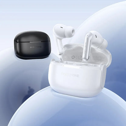 Brezžične slušalke Bluetooth Borofone FQ9 Plus Peaceful, TWS, ANC, črne