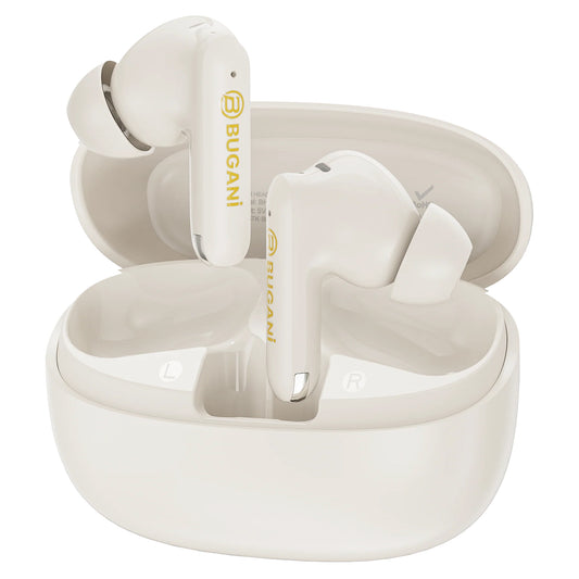 Bluetooth prostoročne slušalke Bugani Freebuds B20, TWS, ANC, svetlo kremne barve