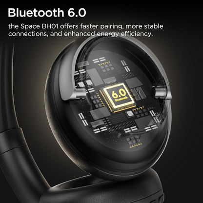Bluetooth prostoročni komplet Bugani Space BH01, MultiPoint, A2DP, ANC, Črn