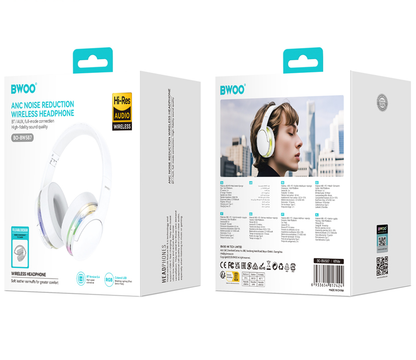 Bluetooth Handsfree BWOO BO-BW587, A2DP, ANC, White