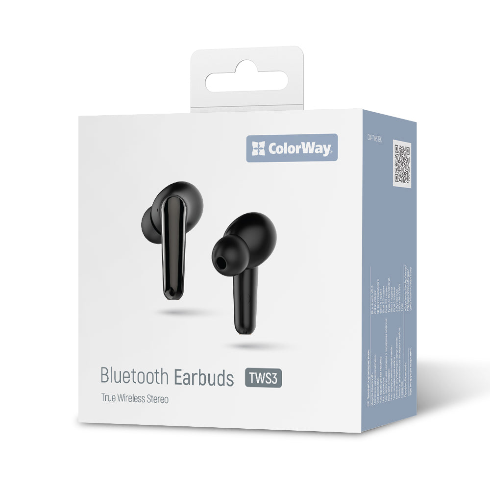 Handsfree Bluetooth ColorWay TWS3, TWS, Črna