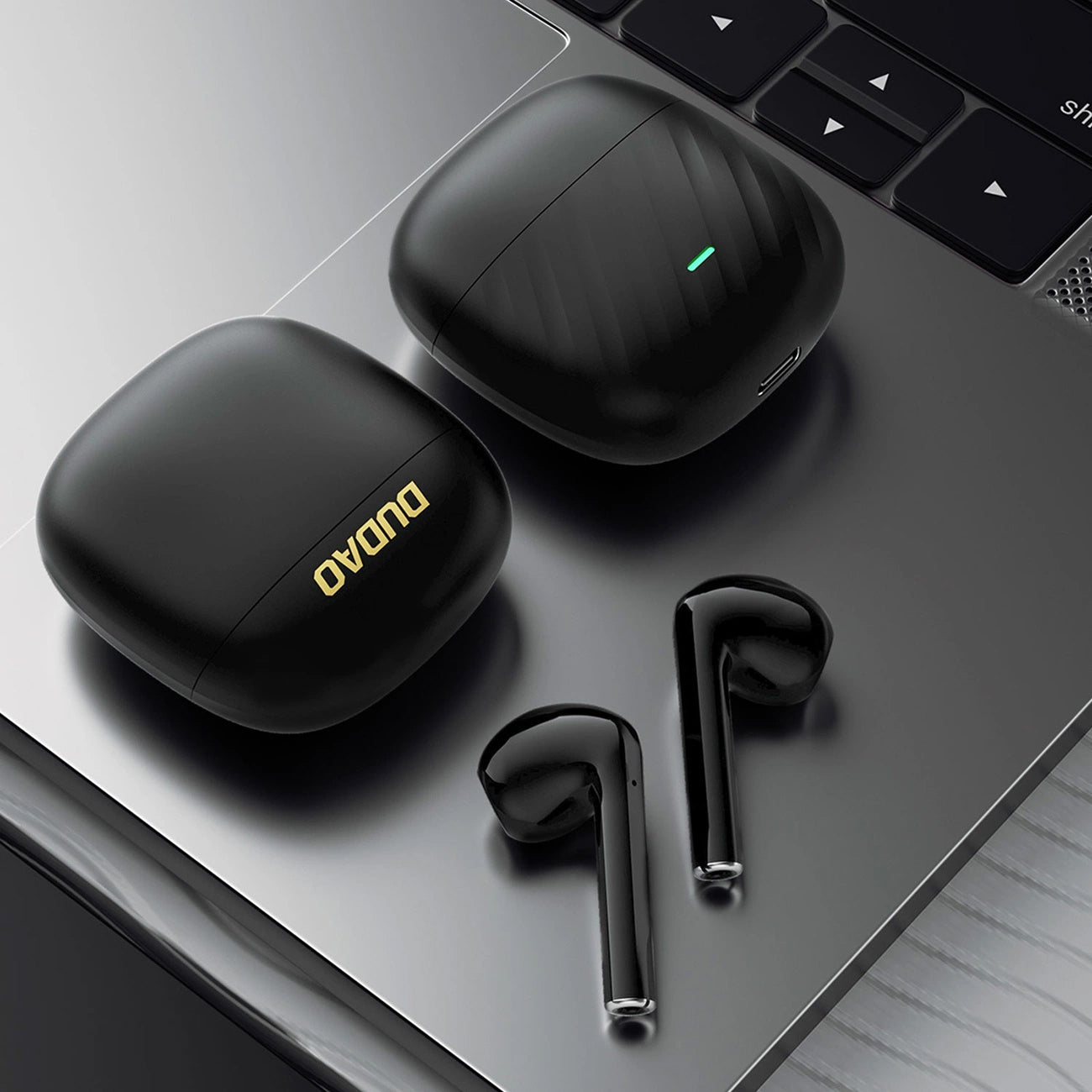 Brezžične slušalke Bluetooth Dudao U14+, TWS, črne