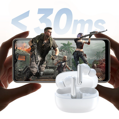 Bluetooth prostoročne slušalke Dudao U21, TWS, ANC, Bela
