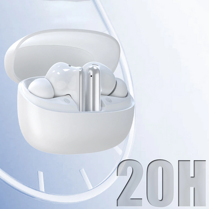 Bluetooth prostoročne slušalke Dudao U21, TWS, ANC, Bela