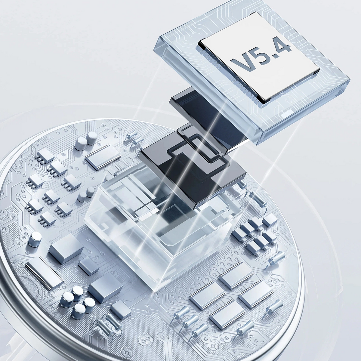 Bluetooth prostoročne slušalke Dudao U21, TWS, ANC, Bela