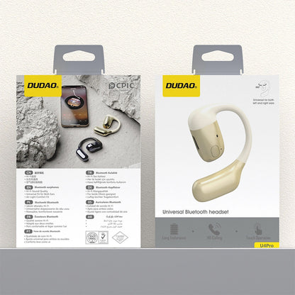 Handsfree Bluetooth Dudao U4Pro, A2DP, Zlato Bež