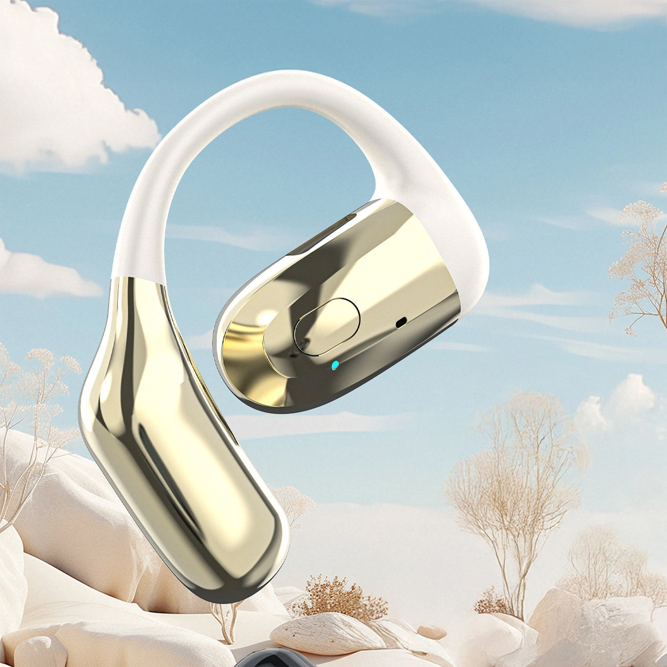 Handsfree Bluetooth Dudao U4Pro, A2DP, Zlato Bež